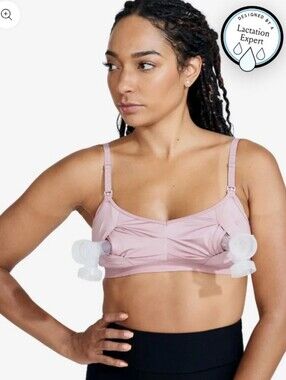 Bodily Do Anything Mauve Nursing & Pumping 4 In 1 Bralette